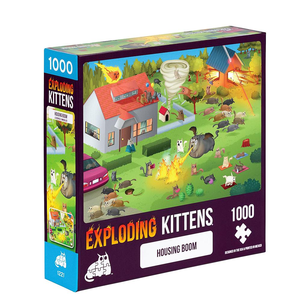 EXPLODING KITTENS 1000 PIECE PUZZLE HOUSING BOOME (PBOOM-1K-6) EN