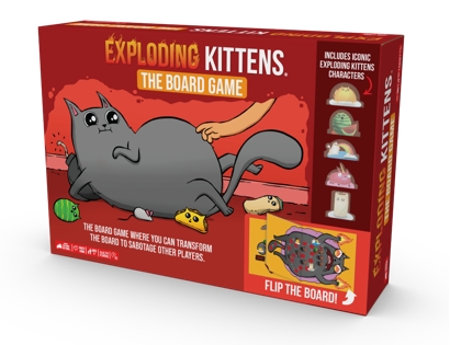 EXPLODING KITTENS THE BOARD GAME CNT