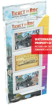 鐵道任務牌套: 歐洲篇 TICKET TO RIDE EUROPE ART SLEEVES 58X90 MM 