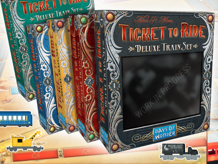 鐵道任務 20週年豪華火車套組 英文版 TICKET TO RIDE 20TH ANNIVERSARY DELUXE TRAIN SET DISPLAY EN