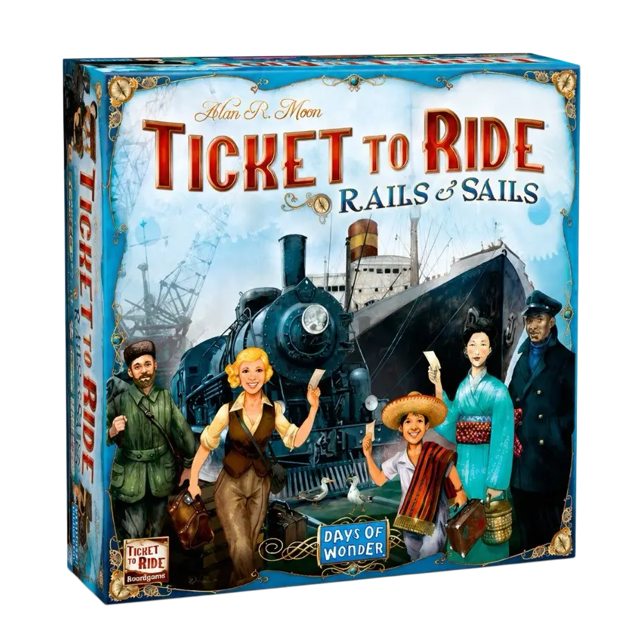 [DO7226EN] 鐵道任務: 鐵路和海路 (英文版) TICKET TO RIDE: RAILS & SAILS EN