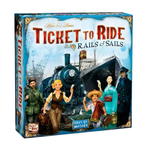 [DO7226EN] 鐵道任務: 鐵路和海路 (英文版) TICKET TO RIDE: RAILS & SAILS EN