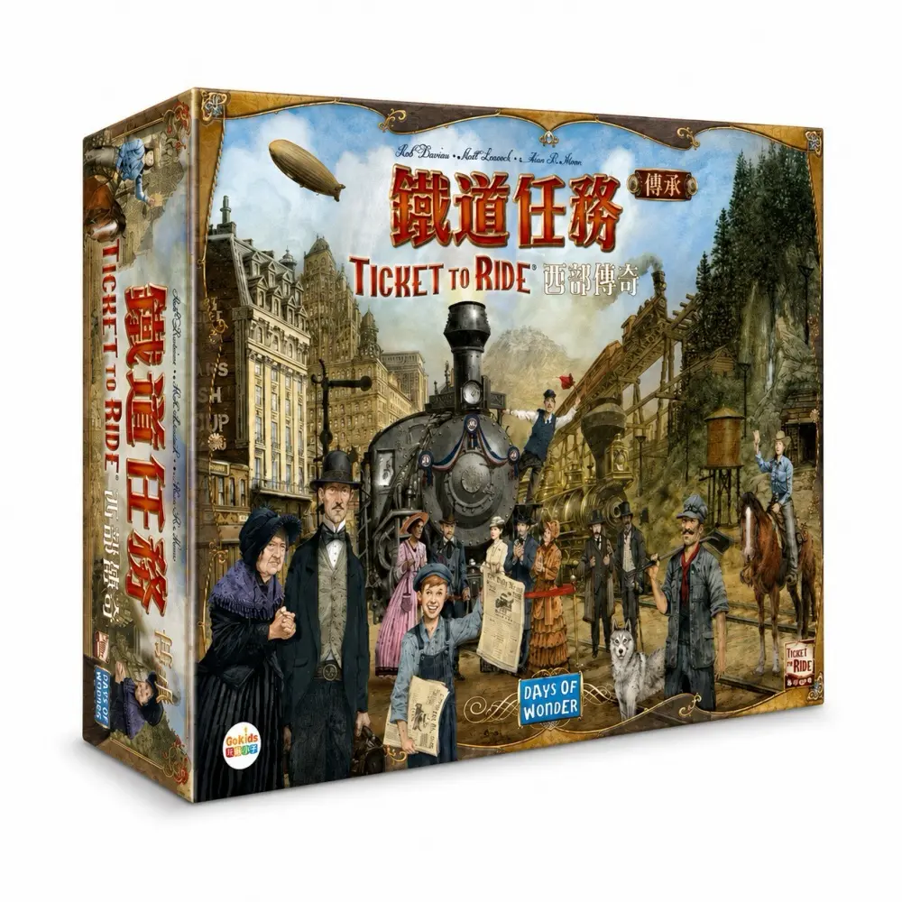 [TTR09CNT] TICKET TO RIDE LEGACY LEGENDS OF THE WEST CNT
